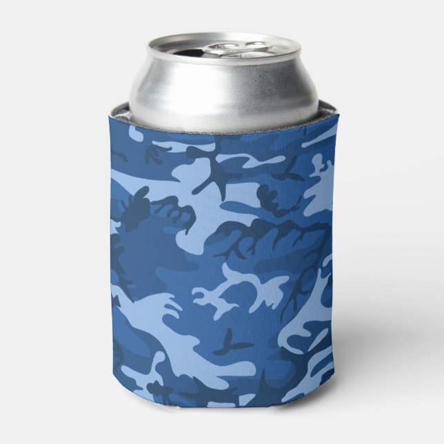 Porta-lata Azul Camuflado (Can Front)