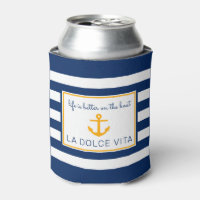 Azul e Branco náuticos||A vida é melhor no barco