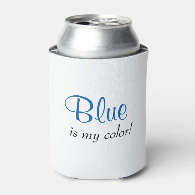 Porta-lata Azul Fofo É Minha Cor (Can Front)