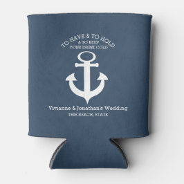 Porta-lata Azul Marinho ancorante náutico