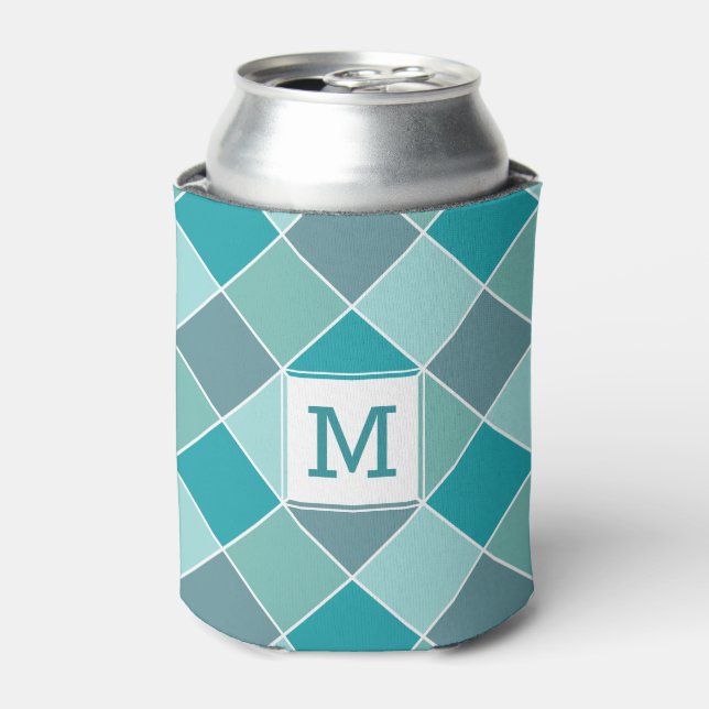 Porta-lata Azulejo aquático Padrões de bebidas personalizadas (Can Front)
