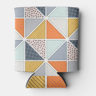 Porta-lata Azulejo de patch, padrão abstrato versátil.