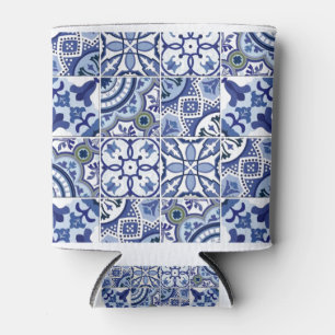 Porta-lata Azulejos Azuis Portugueses Podem Resfriar