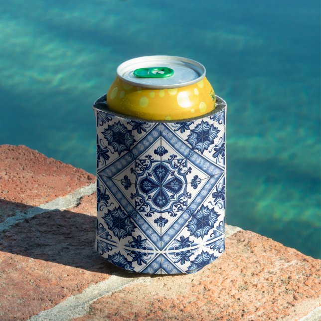 Porta-lata Azulejos do Mediterrâneo, Portugal, Azulejo, Majol (Piscina in situ)