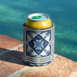 Porta-lata Azulejos do Mediterrâneo, Portugal, Azulejo, Majol