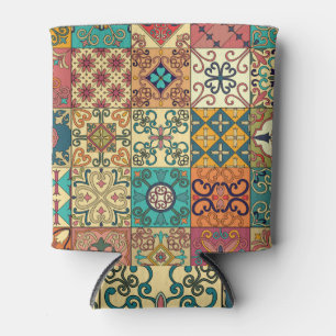 Porta-lata Azulejos Portugueses: padrão uniforme do estilo Az