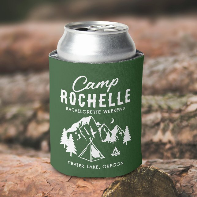 Porta-lata Bachelorette Modern Camping (Criador carregado)