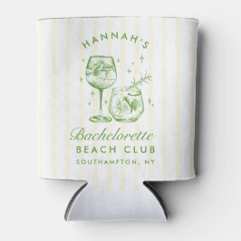 Porta-lata Bachelorette Moderna do Cocktail Verde