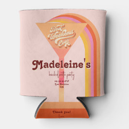 Porta-lata Bachelorette Sunset de Arte Retroativa