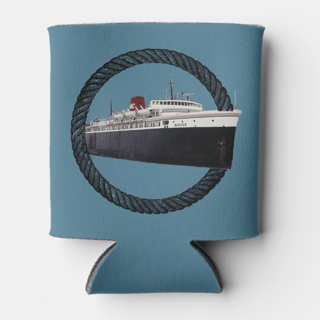 Porta-lata Badger Rope pode resfriar (Frente)