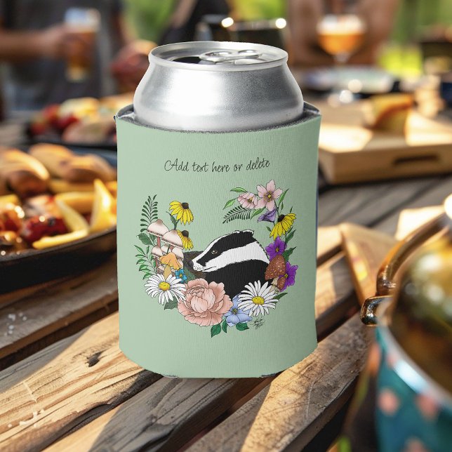 Porta-lata Badger Wilers Mushroom Green (Criador carregado)