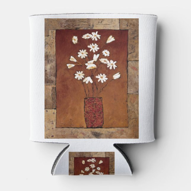 Porta-lata BAG12 Flores Brancas.tif (Frente)