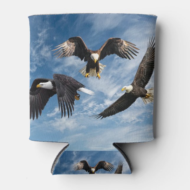 Porta-lata Bald Eagle Soaring (Frente)