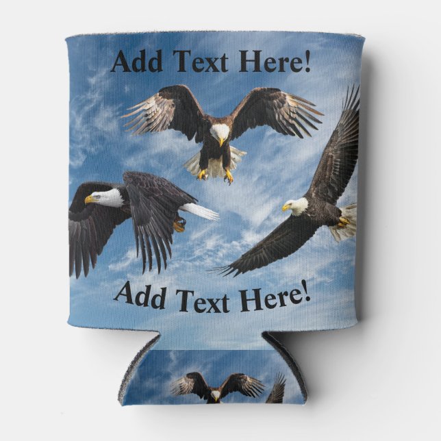 Porta-lata Bald Eagle Soaring Can Cooler (Frente)