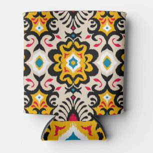 Porta-lata Bandana Paisley: Vintage Silk Scarf Impressão