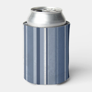 Porta-lata Bandas de azul e branco