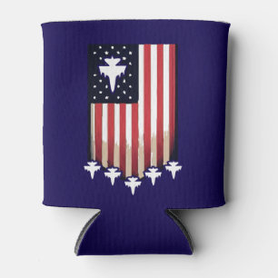 Porta-lata Bandeira Americana 4 de Julho-65079