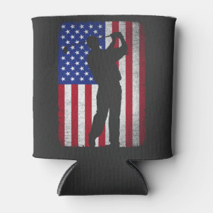 Porta-lata Bandeira Americana De Golfe Patriótico 4º De Julho