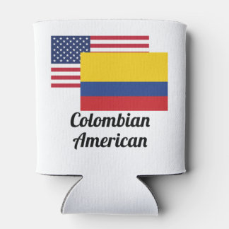 Porta-lata Bandeira Americana E Colombiana