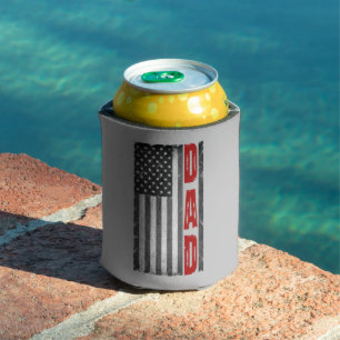 PORTA-LATA BANDEIRA AMERICANA, PAI, 4 DE JULHO, DIA DOS PAIS
