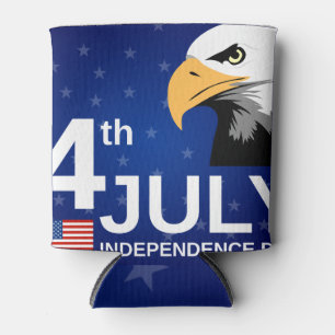 Porta-lata Bandeira Americana Personalizada Vintage Pode Ser