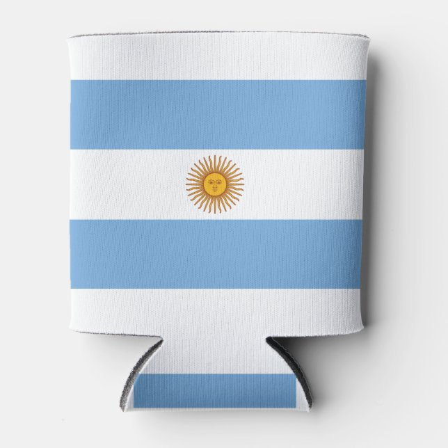 Porta-lata Bandeira da Argentina (Frente)