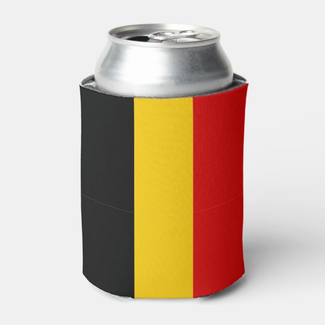 Porta-lata Bandeira da Bélgica (Can Front)
