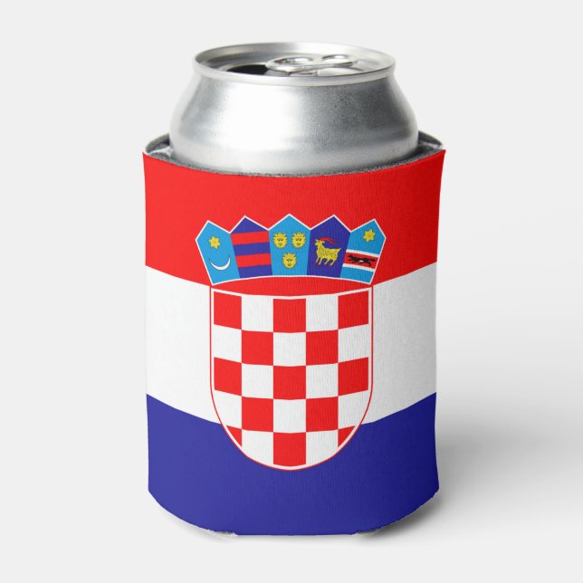 Porta-lata Bandeira da Croácia (Can Front)