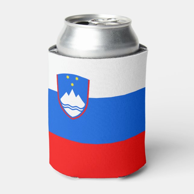 Porta-lata Bandeira da Eslovênia (Can Front)