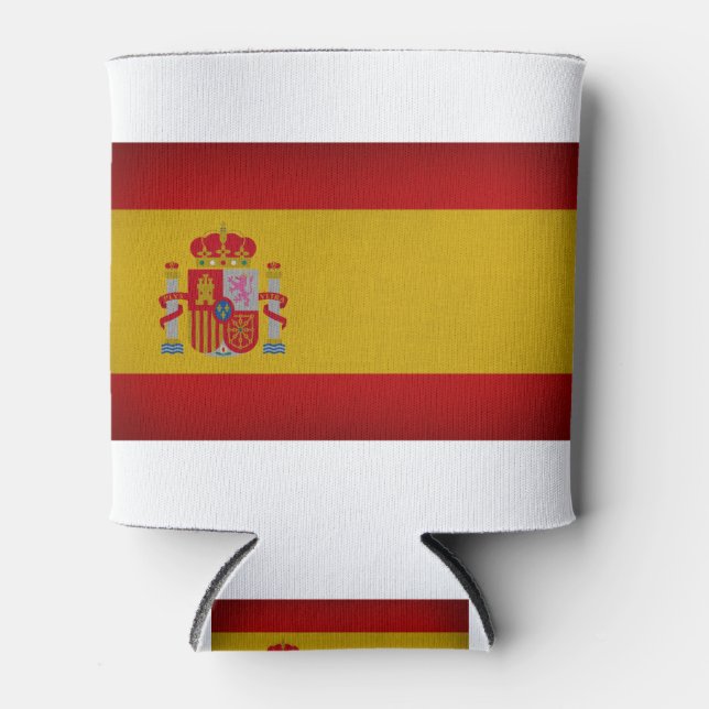 Porta-lata Bandeira da Espanha (Frente)