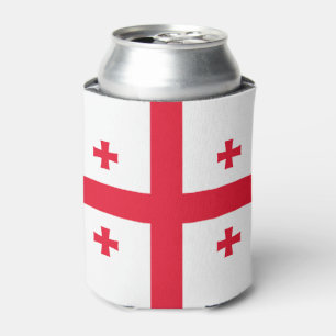 Porta-lata Bandeira da Geórgia