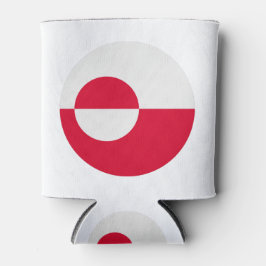Porta-lata Bandeira da Gronelândia