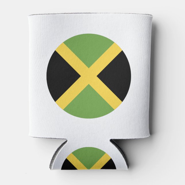 Porta-lata bandeira da Jamaica (Frente)
