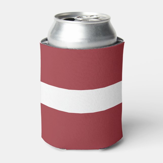 Porta-lata Bandeira da Letônia (Can Front)
