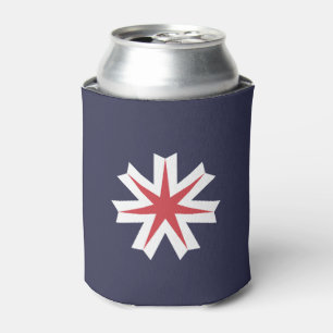 Porta-lata Bandeira da Prefeitura de Hokkaido, Japão