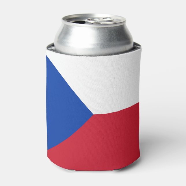 Porta-lata Bandeira da República Checa (Can Front)