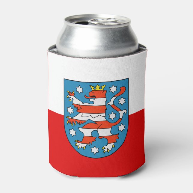 Porta-lata Bandeira da Turíngia Can Cooler (Can Front)