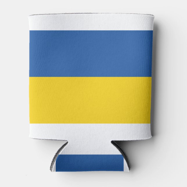 Porta-lata Bandeira da Ucrânia (Frente)