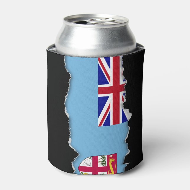 Porta-lata Bandeira das Ilhas Fiji (Can Front)