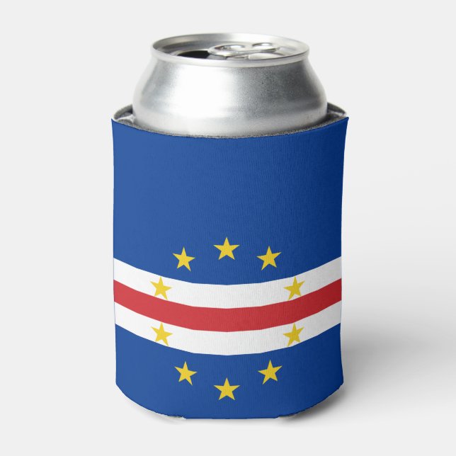 Porta-lata Bandeira de Cabo Verde (Can Front)
