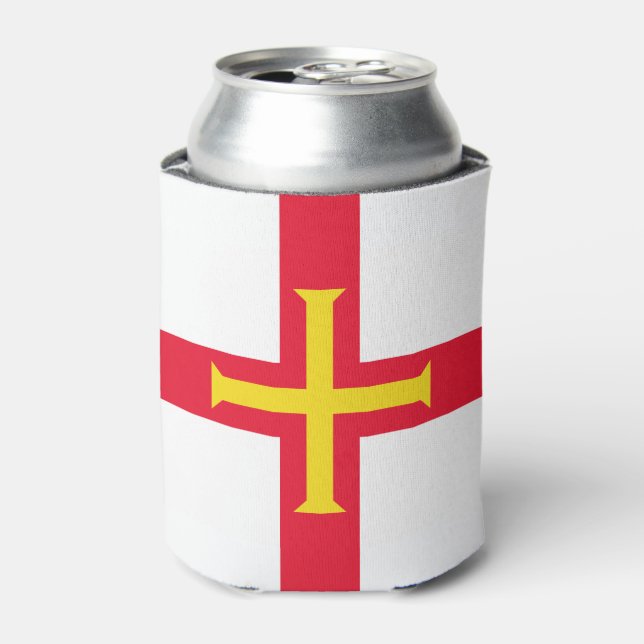 Porta-lata Bandeira de Guernsey (Can Front)
