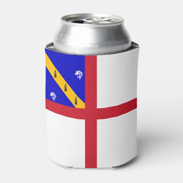 Porta-lata Bandeira de Herm (Can Front)
