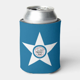 Porta-lata Bandeira de Houston, Texas Can Cooler