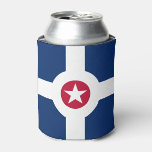 Porta-lata Bandeira de Indianapolis, Indiana Can Cooler
