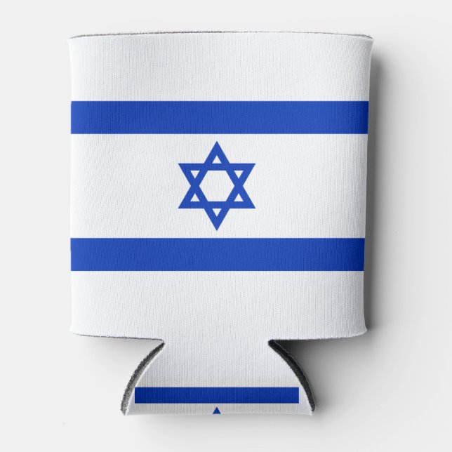 Porta-lata Bandeira de Israel (Frente)