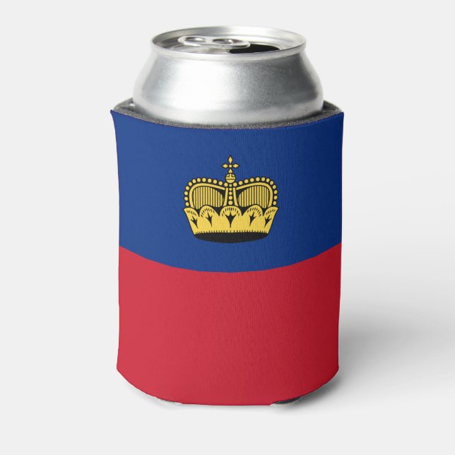 Porta-lata Bandeira de Liechtenstein (Can Back)