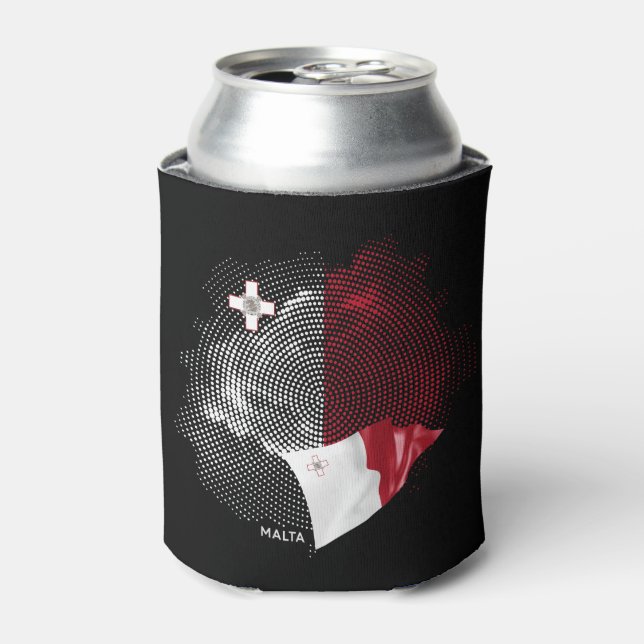Porta-lata bandeira de Malta (Can Front)