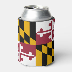 Porta-lata Bandeira de Maryland, bandeira do estado americano
