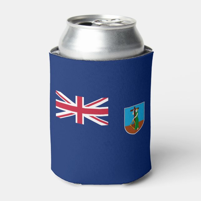 Porta-lata Bandeira de Montserrat (Can Front)