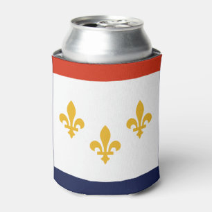 Porta-lata Bandeira de Nova Orleães, Louisiana